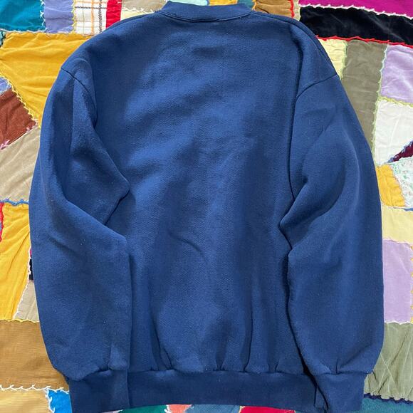 Vintage Logo Athletics Tennessee Titans Navy Blue Crewneck Large - Picture 2 of 6